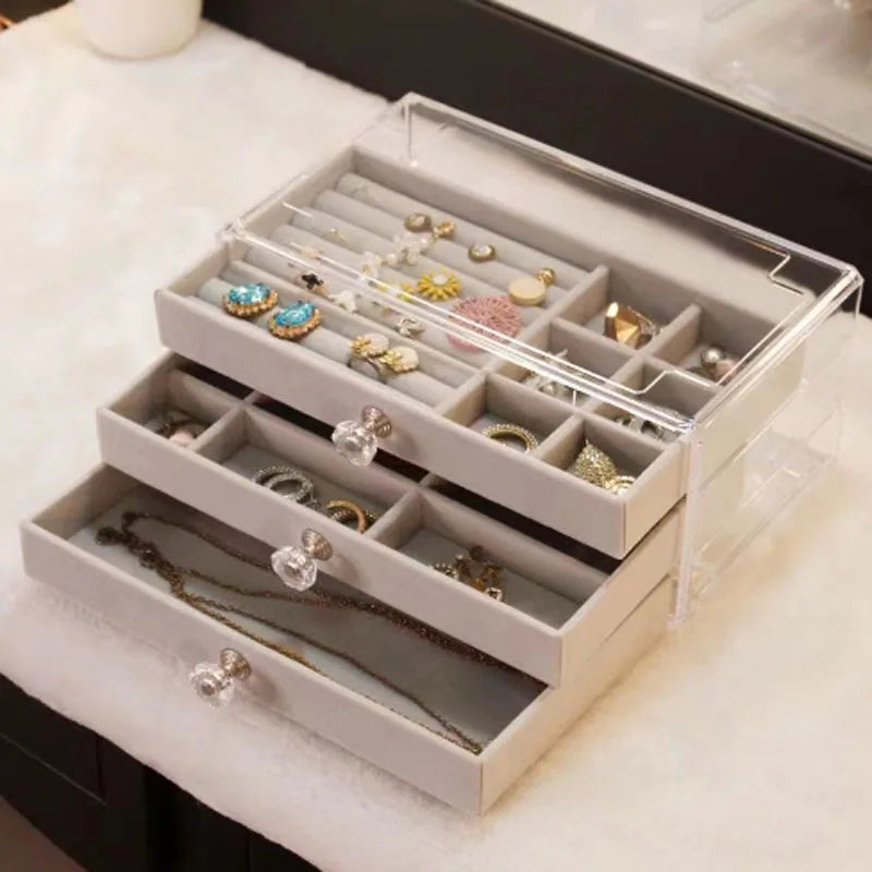Jewelry Box Portable Soft