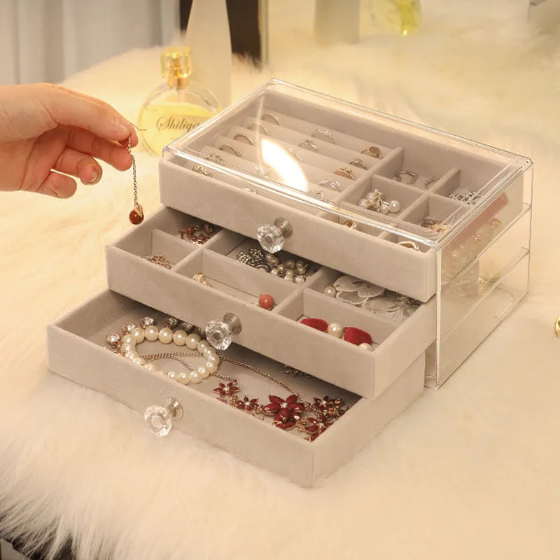 Jewelry Box Portable Soft