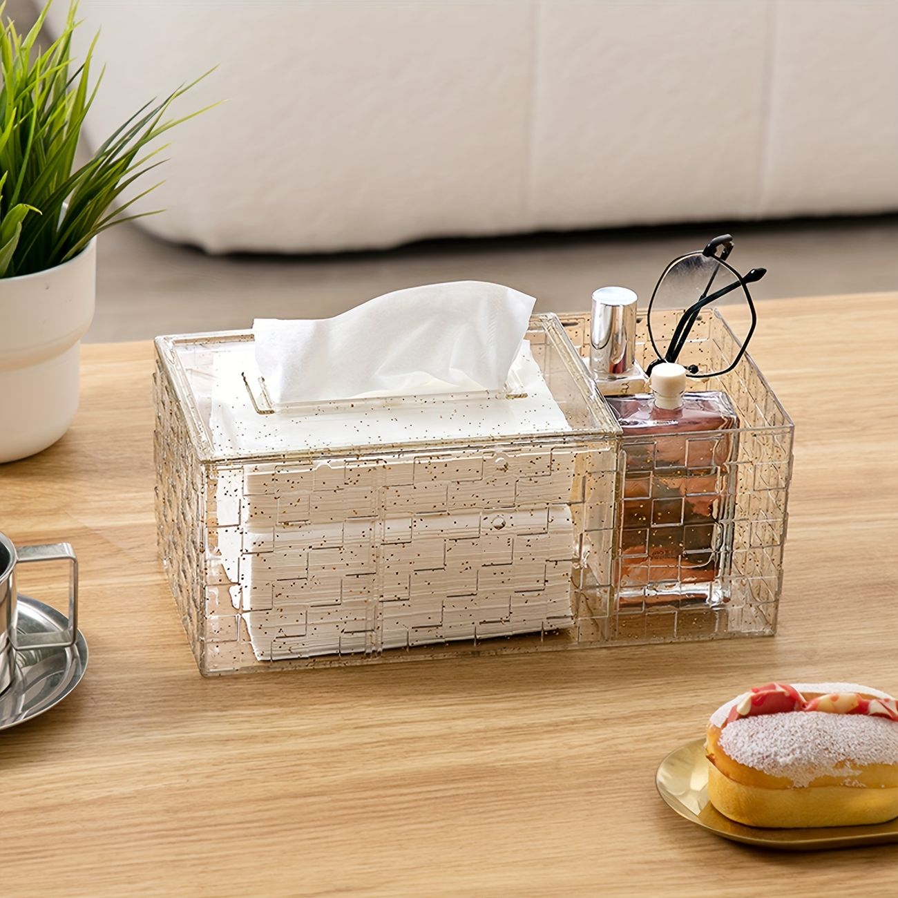 Acrylic Sparkling Tissue Holder