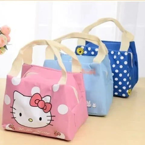 Portable Cartoon Lunch Box Thermal Picnic Food Insulation Bag