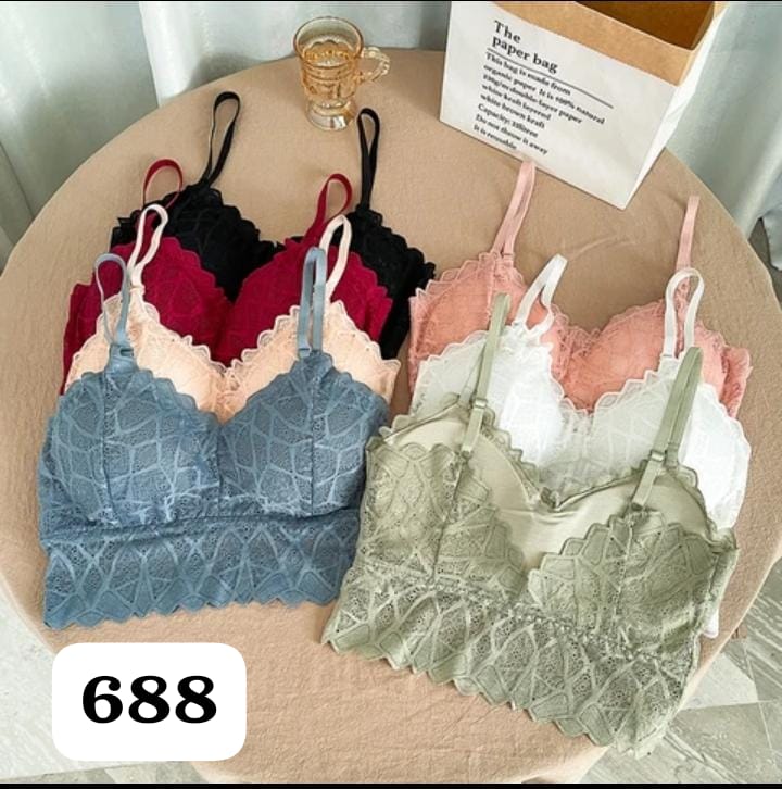 WOMENS LACE FLORAL BRALETTE BRALET. BRA/PANTY SET.