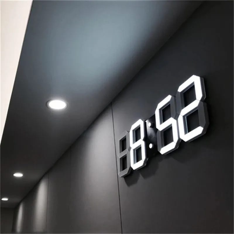 3D LED Digital Alarm Clock