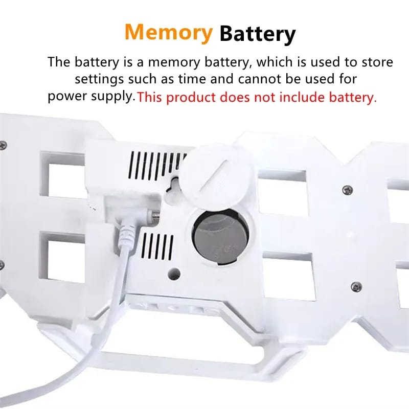 3D LED Digital Alarm Clock