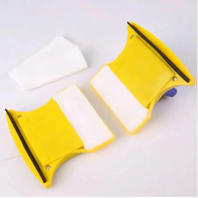 Window Wiper Glass Cleaner Double Side Magnetic