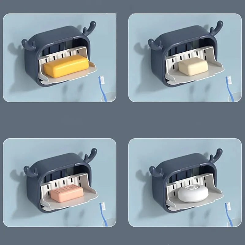 Flip Lid Drain Soap Box