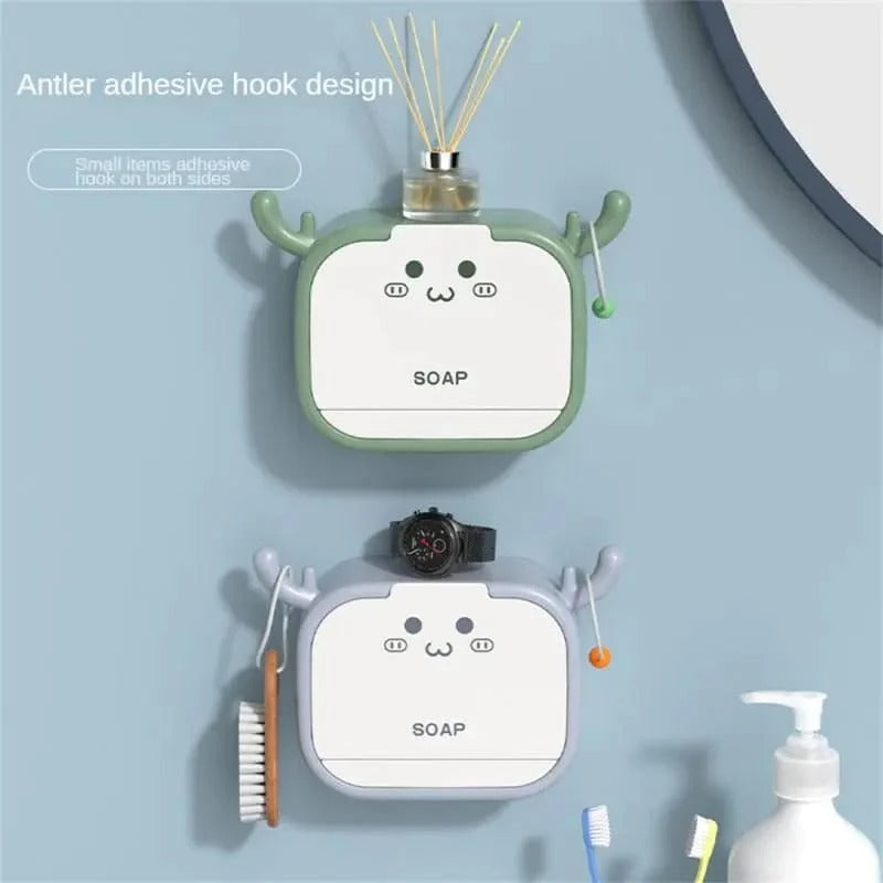 Flip Lid Drain Soap Box