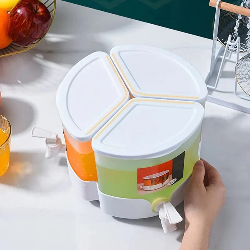 3 Tanks Cold Beverage Dispenser 5.2L