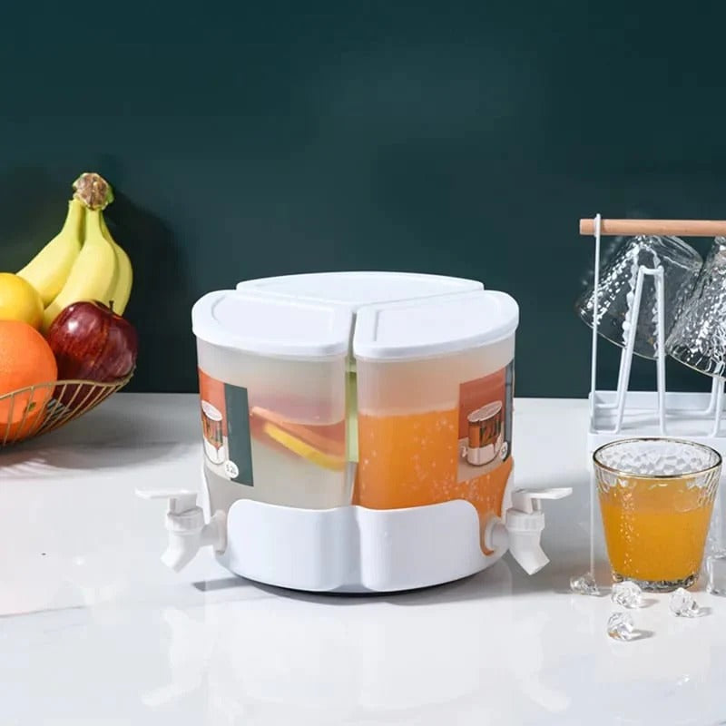 3 Tanks Cold Beverage Dispenser 5.2L