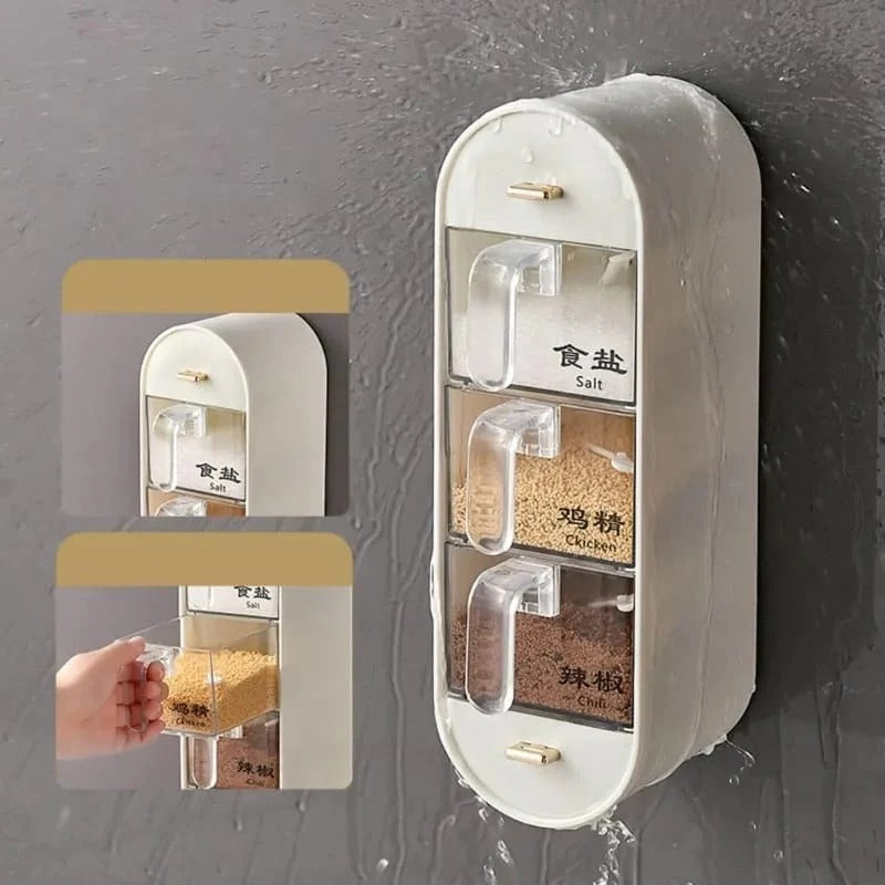 5 Grid Seasoning Storage Rack