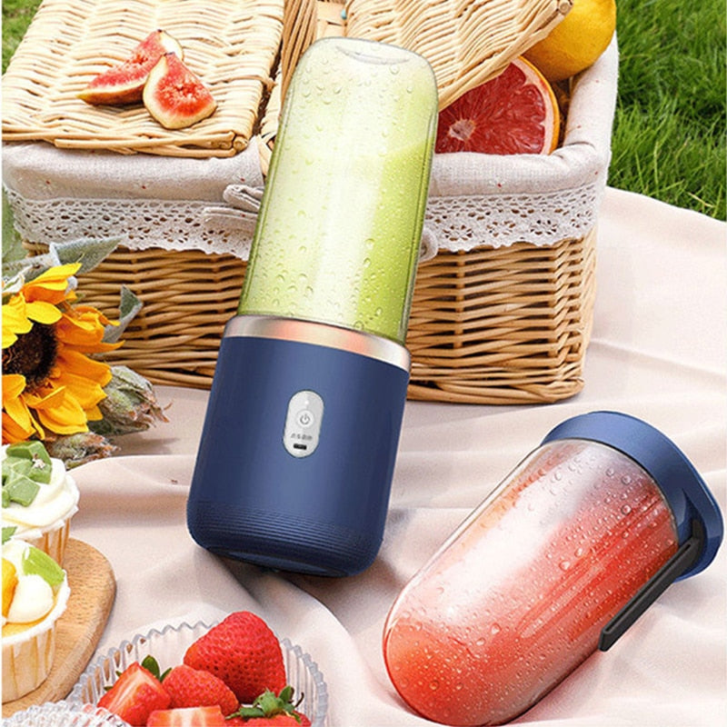 6 Blades Portable Juicer Small Electric Juicer