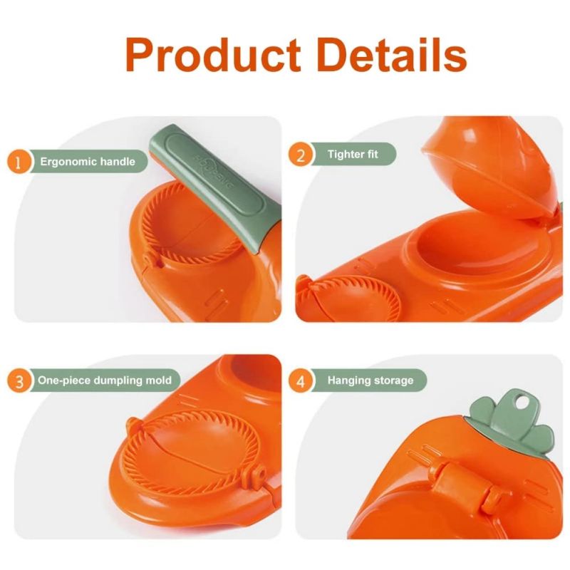 New 2 In 1 Dumpling Maker Mold