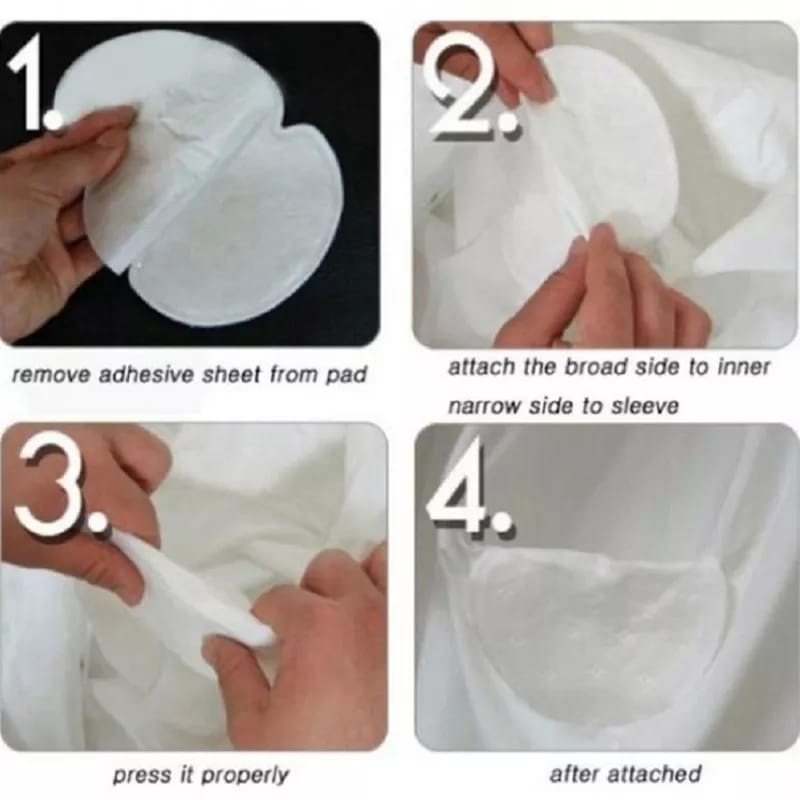Disposable Absorbing Underarm Sweat Guard Pads (2 Pairs )