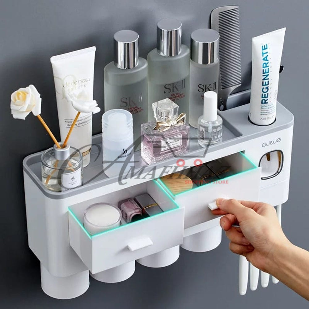 Wall Mount Bathroom Tooth brush Holder