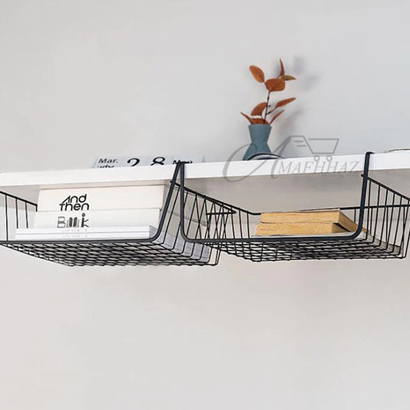 Under Shelf Storage Cabinet Basket