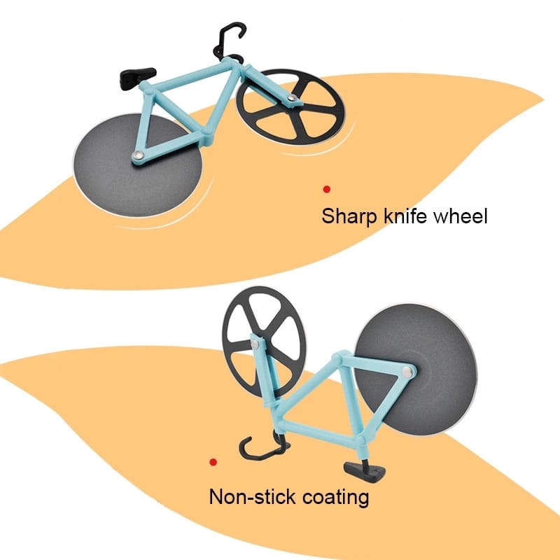 Stainless Steel Bicycle Pizza Cutter