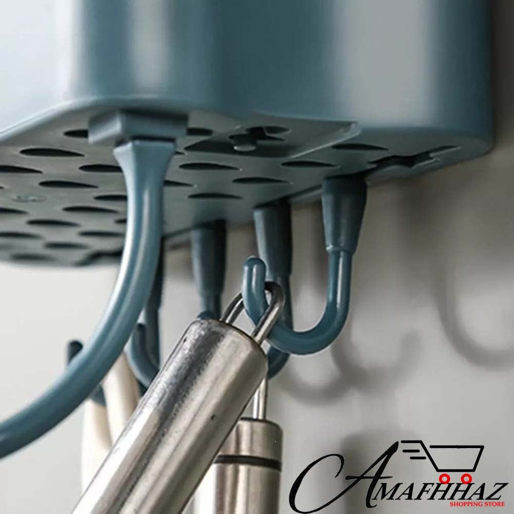 Wall Mounted Cutlery Drainer Rack