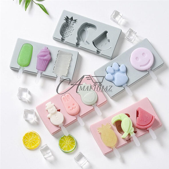 Silicone Ice Cream Mould with Lid
