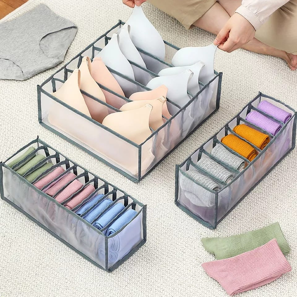 Undergarments Organizer Set Of 3 Pcs