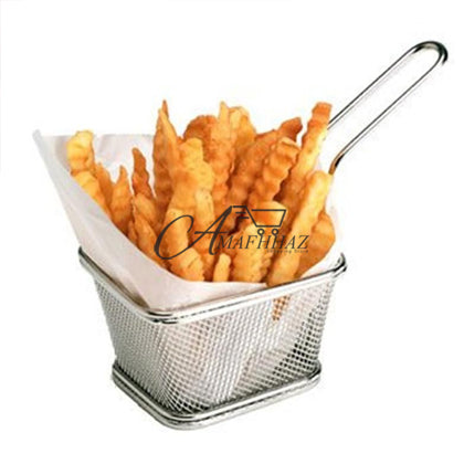 Stainless Steel Fryer Serving