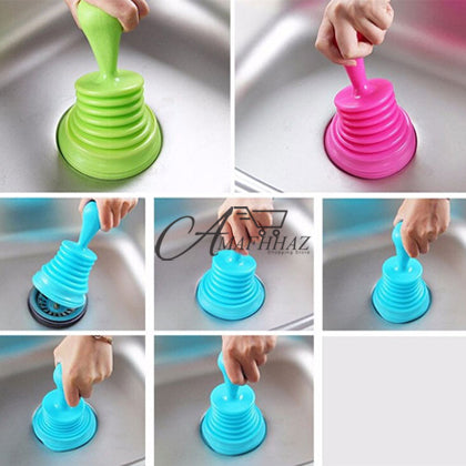 Sink Unblock And Drain Cleaning Plunger