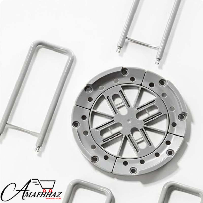 Retractable Plastic Drain Glass Plate Holder