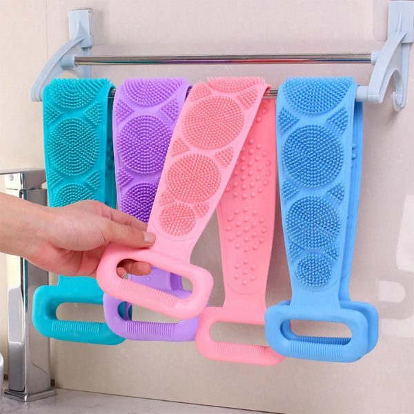 Silicone Shower Scrubber Belt (pack of 2)
