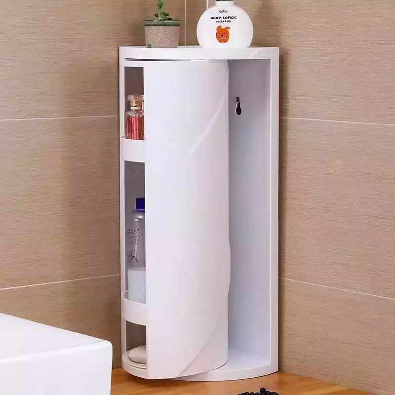 Rotating Corner Cosmetic Accessories Shelf Bathroom Shelf