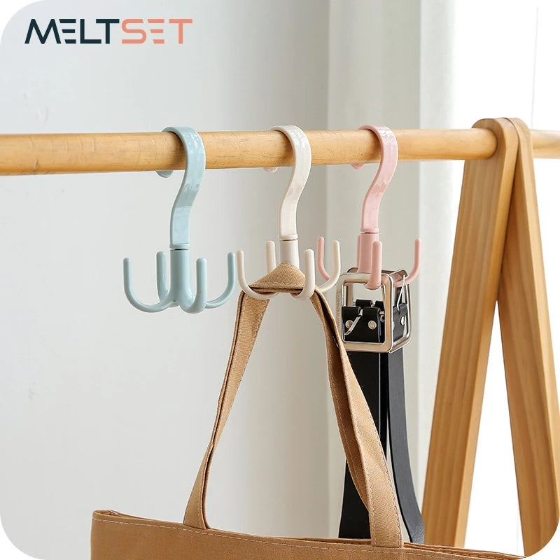Pack of 2 Multi-purpose Rotating Hanging Hook