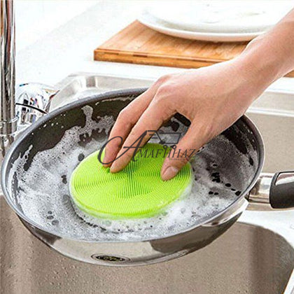 Silicon Dish Washing Scrubber Pad
