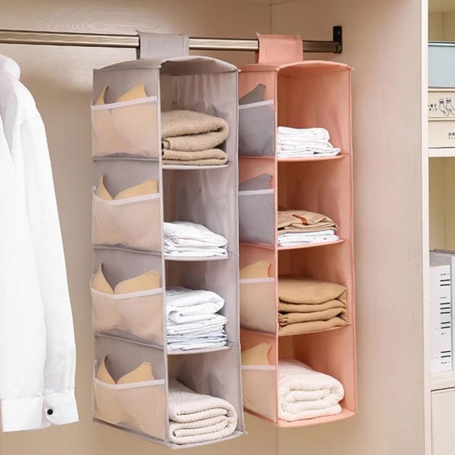 Multilayer Foldable Shelf Organizer (Pack Of 2) 😍