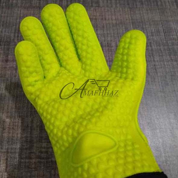 Oven Gloves Pair Heat Resistant Silicone