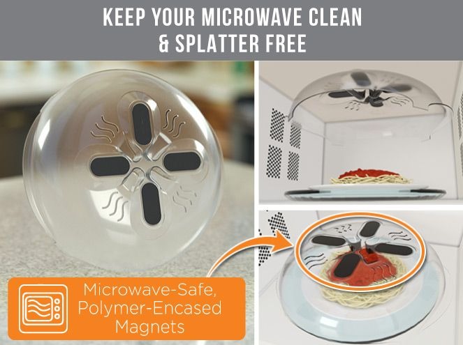 MICROWAVE HOVER COVER KITCHEN ANTI-SPUTTERING COVER FOOD