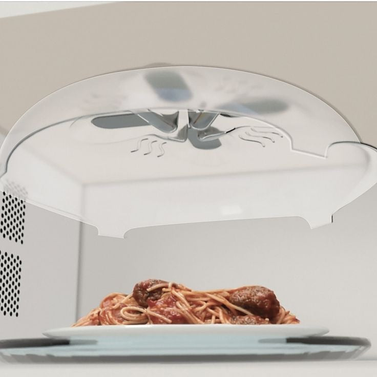 MICROWAVE HOVER COVER KITCHEN ANTI-SPUTTERING COVER FOOD