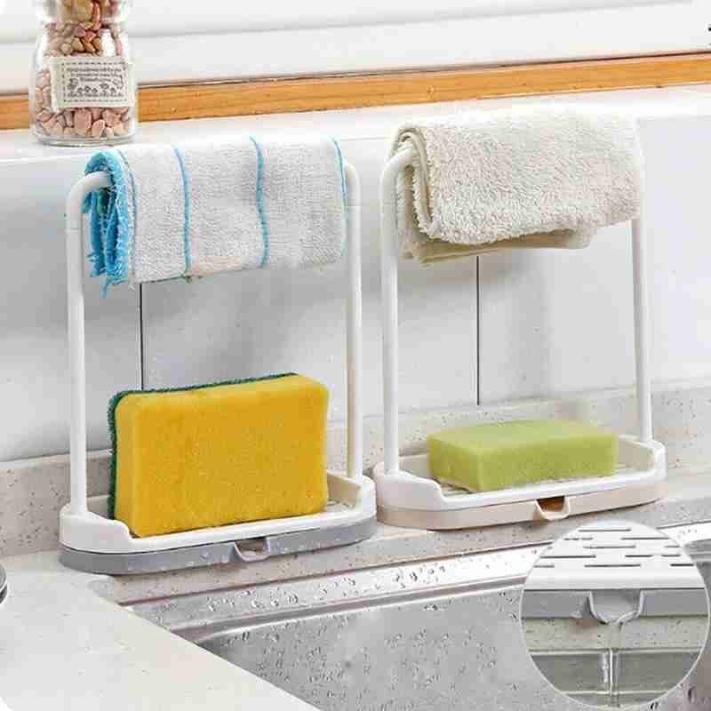 Kitchen Towel Hanging Shelf