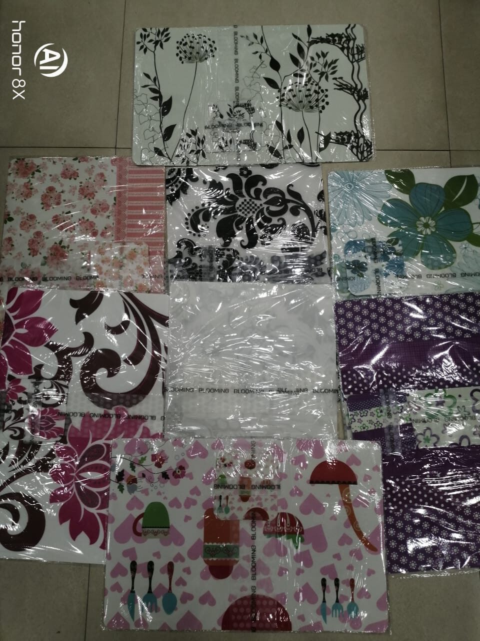Modern Table Kitchen placemats 12pcs/set