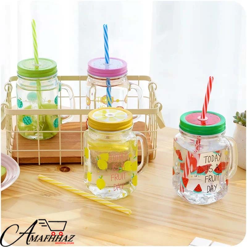 Juice And Water Glass Jar
