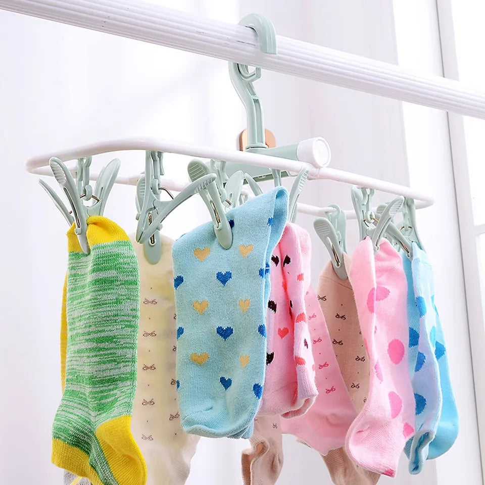Folding Undergarment And Socks Hanger