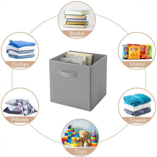 folding-storage-cube-box Pack Of 3 😍