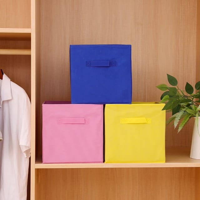 folding-storage-cube-box Pack Of 3 😍