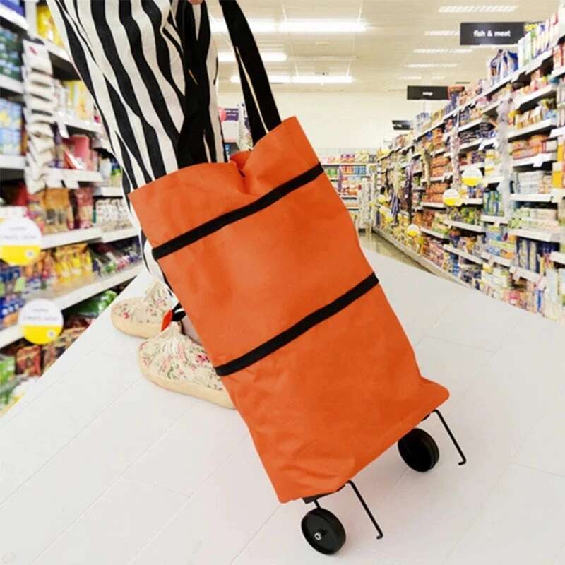 Folding Shopping Trolley Bag