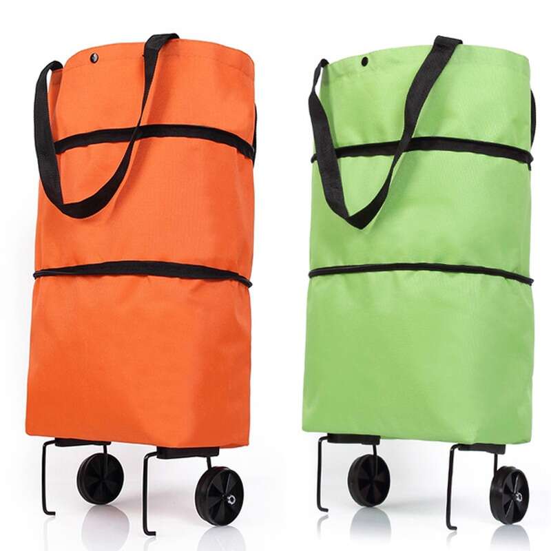 Folding Shopping Trolley Bag