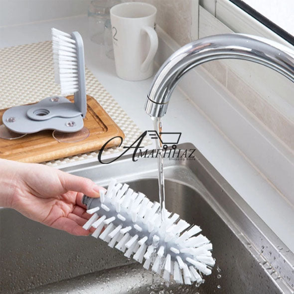 Dual Brush Glass Scrubber