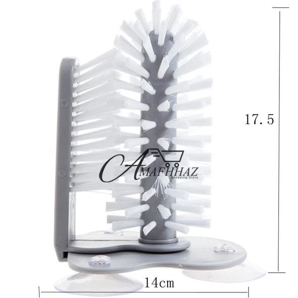 Dual Brush Glass Scrubber