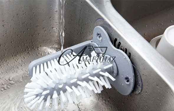 Dual Brush Glass Scrubber