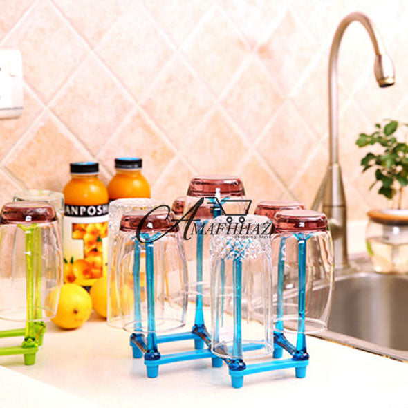 Folding Glass Stand