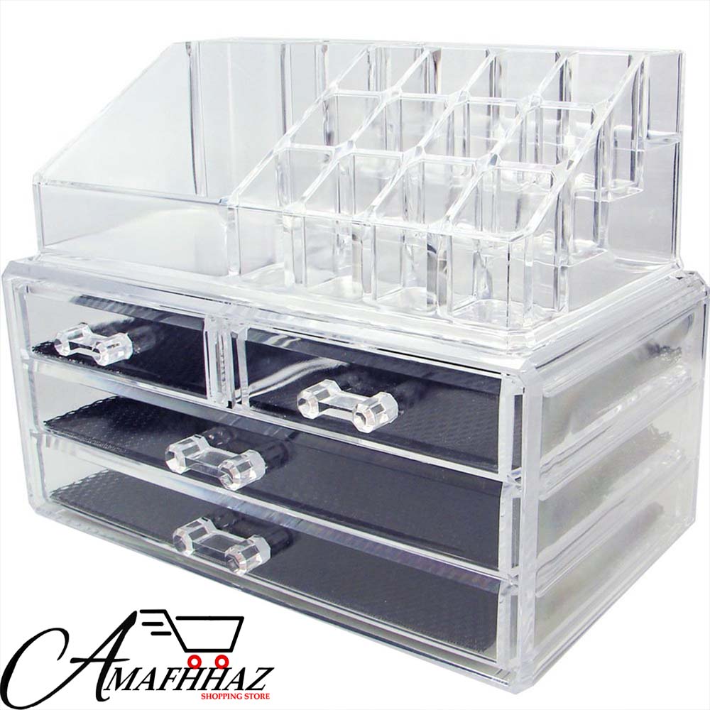 Cosmetic Jewelry Storage 4 Drawer