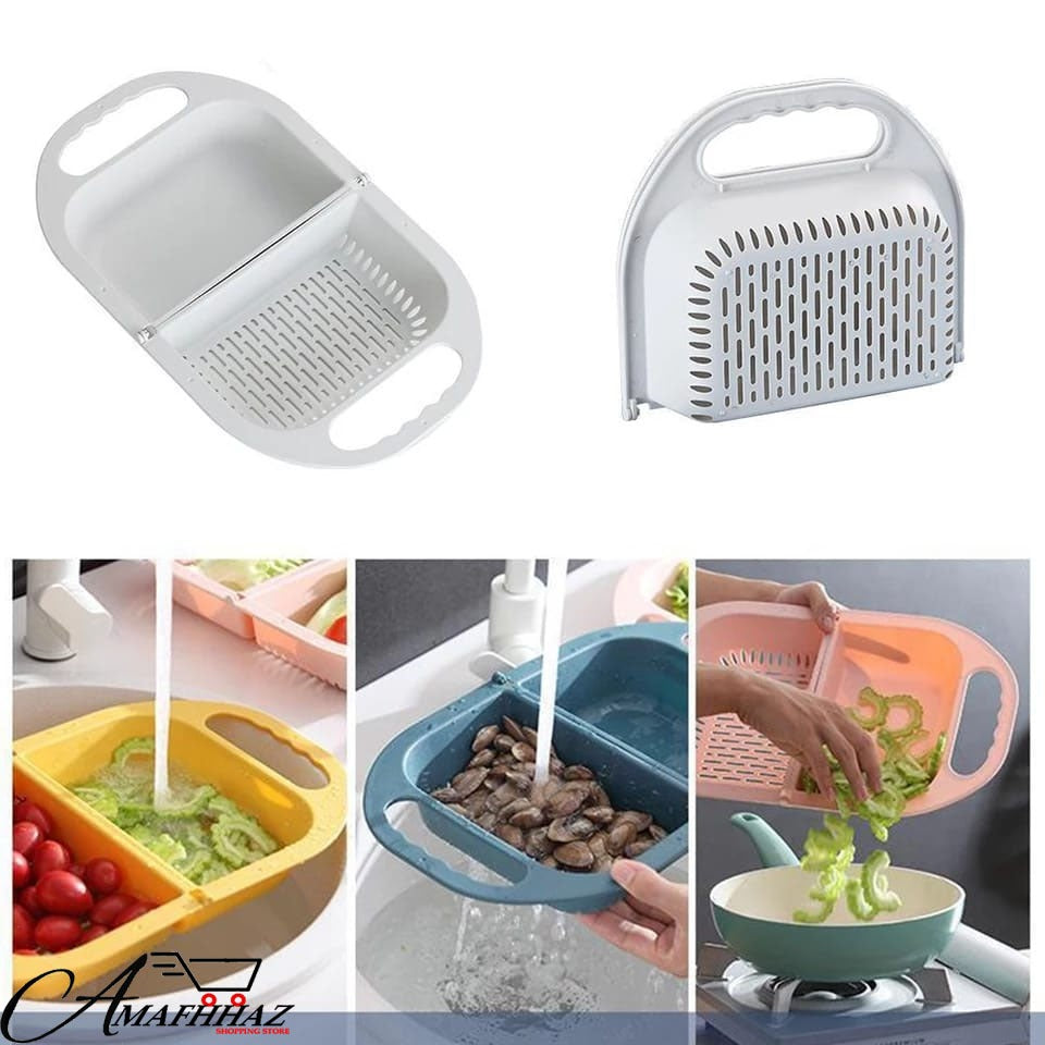 Folding Plastic Drain Basket