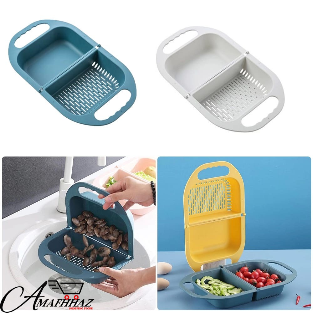 Folding Plastic Drain Basket