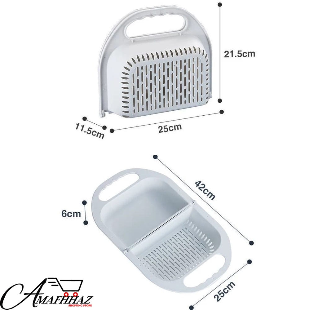 Folding Plastic Drain Basket