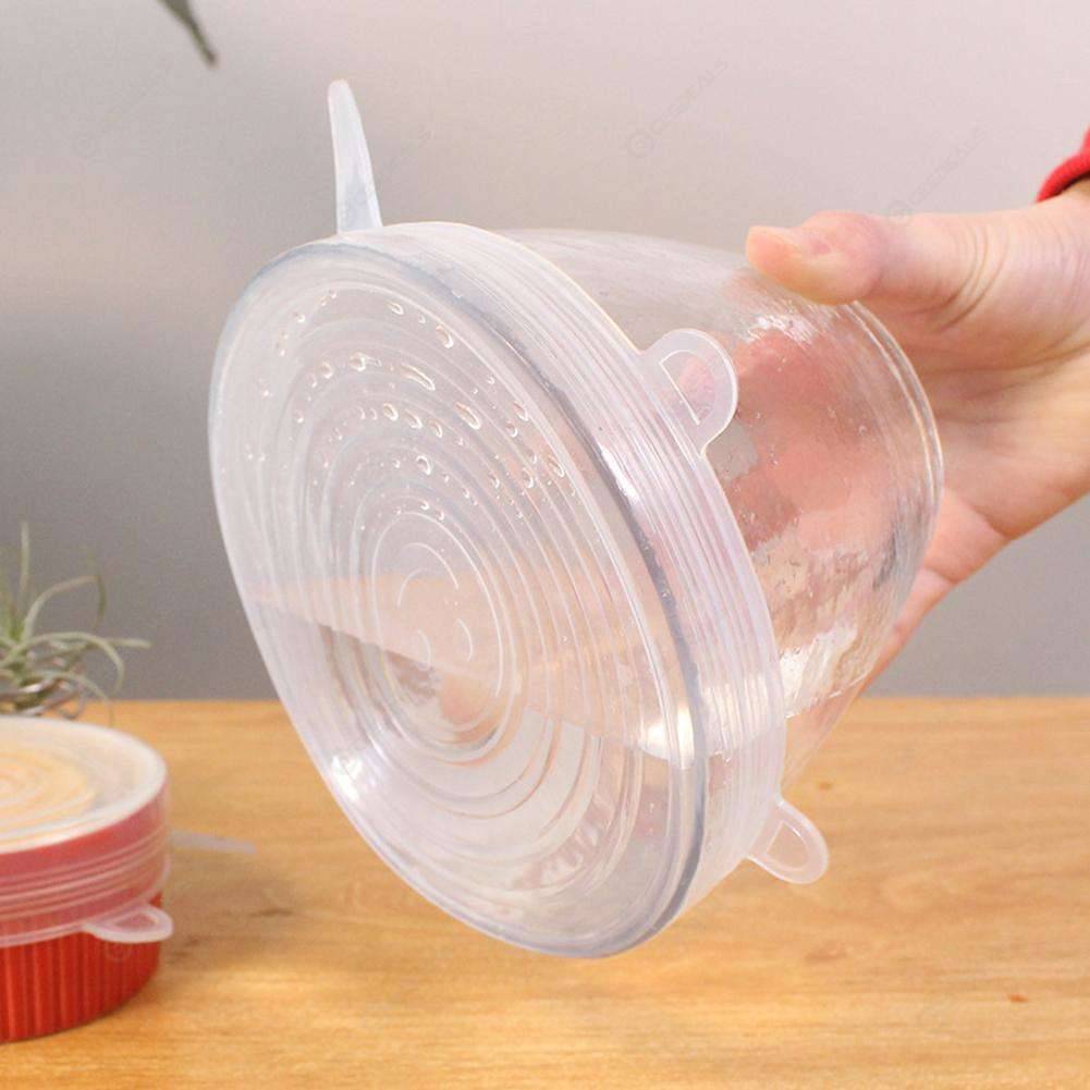 6 Pcs Silicone Covers Lid – Airtight bowl Cover Lid